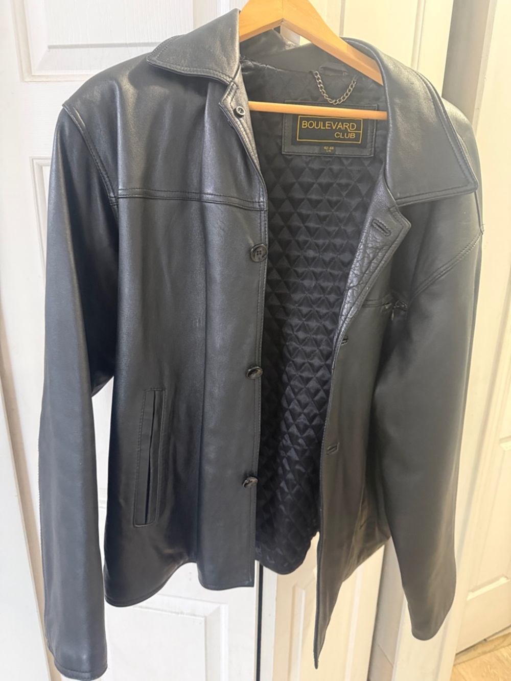Men’s Black Leather Jacket